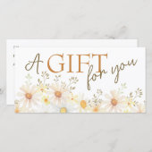 デリケートデイジーギフト券 (正面/裏面)