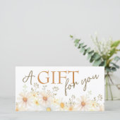 デリケートデイジーギフト券 (スタンド正面)