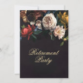 デリケートバラ退職パーティー 招待状 (裏面)