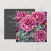 デリケートパステルピンク結婚ズバラ (正面/裏面)