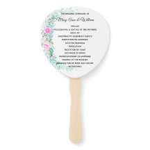 デリケートパステルフラワーズ結婚式 プログラム