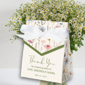 デリケートパステルボホフローラベビーシャワー フェイバーボックス