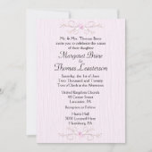 デリケートピンク2結婚式招待状 招待状 (正面)