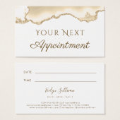 デリケートピーチアガテアポイントメントカード (正面&裏面)