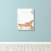 デリケートフランスのなヴィンテージ"ルベイン"バスルームのデコール キャンバスプリント (インサイチュ (ウッドフロア))