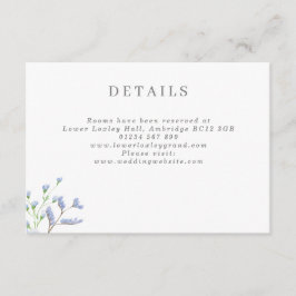 デリケートフランスのブルーリージェンシー結婚ズのエンクロージャカー エンクロージャーカード