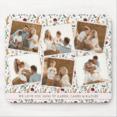 デリケートフローラスクラップブックスタイル母の日 マウスパッド (正面)