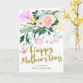 デリケートフローラハッピーマザーズ カード (黄色い花)