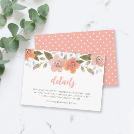 デリケートフローラ結婚ピーチ詳細 エンクロージャーカード