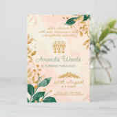 デリケートフローラ調和誕生祝い 招待状 (スタンド正面)