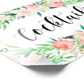 デリケートブーケカクテルプリント フォトプリント            (角)