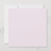 デリケートブーケバプテスマ招待状 招待状 (裏面)