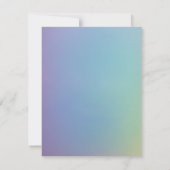 デリケートレース結婚式招待状 招待状 (裏面)