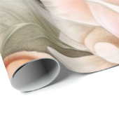 デリケートヴィンテージピーチアンドピンクローズ ラッピングペーパー (ロールコーナー)