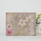 デリケートヴィンテージフローラスクラップブック紙 (スタンド正面)