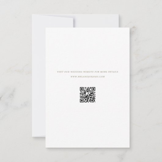 デリケート庭園の結婚式日付の保存 セーブザデート (裏面)