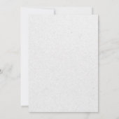 デリケート描フローララインアート白黒クラフト セーブザデート (裏面)