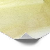 デリケート春ダフォディル ポスター (角)