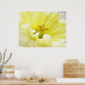 デリケート春ダフォディル ポスター (キッチン)