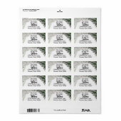 デリケート春葉エンクラッキング差出人住所 ラベル (フルシート)