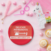 デリケート楽器標識 ペーパープレート (パーティー)