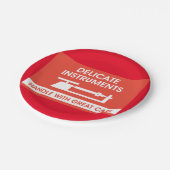 デリケート楽器標識 ペーパープレート (アングル)