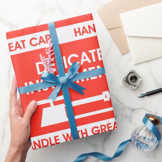 デリケート楽器標識 ラッピングペーパー