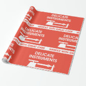 デリケート楽器標識 ラッピングペーパー (アンロールド)