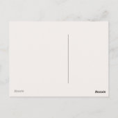 デリケート淡い色のピンクカメリア ポストカード (裏面)