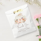 デリケート秋フローラパンプキ結婚ンの感謝 フェイバーバッグ (封をした状態)