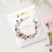 デリケート秋フローラリースベビーシャワー フェイバーバッグ (封をした状態)