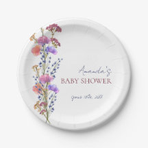 デリケート素朴なアクリルフローラブーケ赤ちゃんシャワー