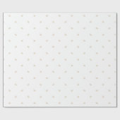 デリケート素朴タンヴィンテージ植物分枝ギフト ラッピングペーパー (フラット)