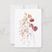 デリケート素朴ブルゴーニュ&ラスト紅葉 セーブザデート (裏面)