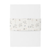 デリケート結婚ワイルドフラワーのフローラID1102 招待状ベリーバンド (裏面例)