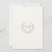 デリケート結婚ワイルドフラワーアイボリーホワイトID1102 (裏面)