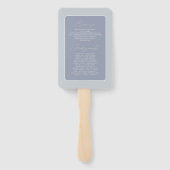 デリケート結婚ワイルドフラワー歓迎プログラムID1102 ハンドファン (裏面)