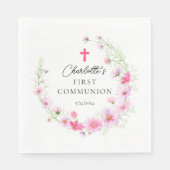 デリケート花びらファーストコミューン スタンダードランチョンナプキン (正面)