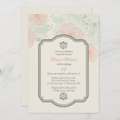 デリケート花びら招待状 招待状 (正面/裏面)