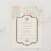 デリケート花びら招待状 招待状 (正面/裏面)