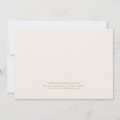 デリケート金ゴールドクリーム3写真コラージュ日付を保存 セーブザデート (裏面)