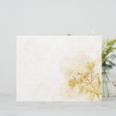 デリケート金ゴールドフローラ&ダマスクブックエフェメラ (スタンド正面)