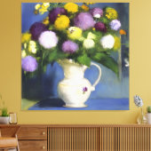 デリケート開花ウォールデコル キャンバスプリント (インサイチュ (リビング))