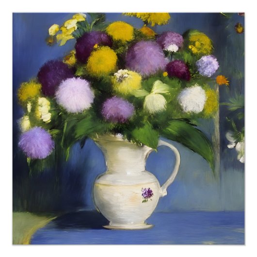 デリケート開花ウォールデコル ポスター (正面)