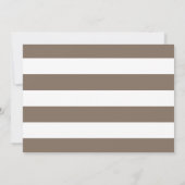 デリケート開花タイポグラフィ結婚ズブライダルブランチ 招待状 (裏面)