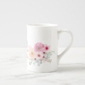 デリケート骨中国ポメラニア犬モンミー誕生日マグ ボーンチャイナマグカップ (右)