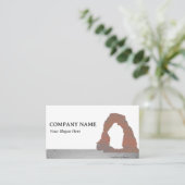 デリケート・アーチ、Moab、ユタ州建築・アーキテクト 名刺 (スタンド正面)