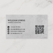 デリケート・アーチ、Moab、ユタ州建築・アーキテクト 名刺 (裏面)