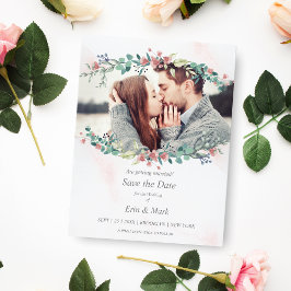 デリケート&エレガント2トーンワイルドフラワーブランチ ポストカード