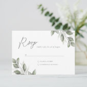 デリケート・グリーナリーRSVP 出欠カード (スタンド正面)
